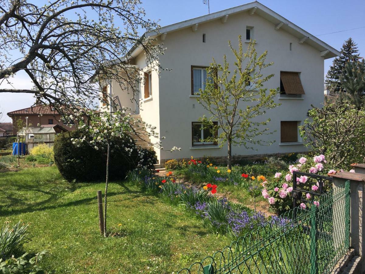 Chambre Avec Vue Sur Jardin Charnay-lès-Mâcon Εξωτερικό φωτογραφία